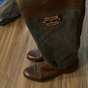 Tommy Hillfigure mid calf boots 7.5
